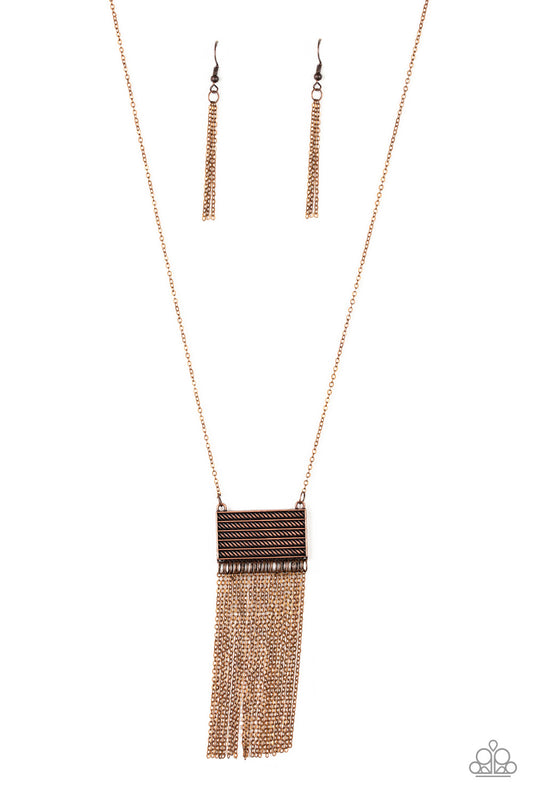 Totally Tassel - Copper - Paparazzi - Davetta Jewels