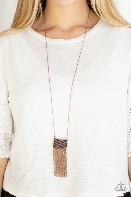 Totally Tassel - Copper - Paparazzi - Davetta Jewels