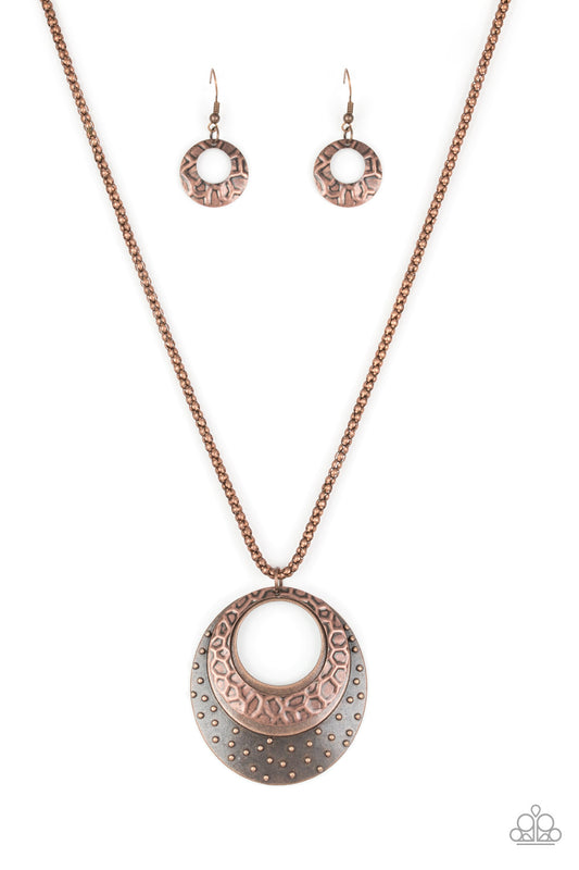 Texture Trio - Copper - Paparazzi - Davetta Jewels