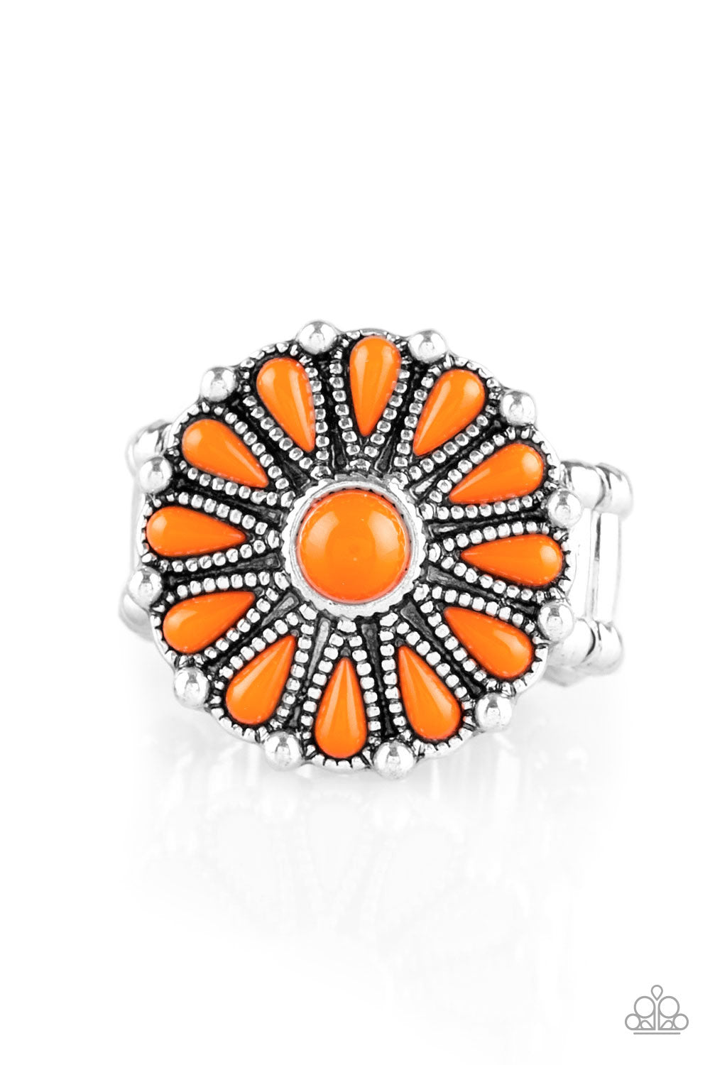 Poppy Pop-tastic - Orange - Paparazzi - Davetta Jewels