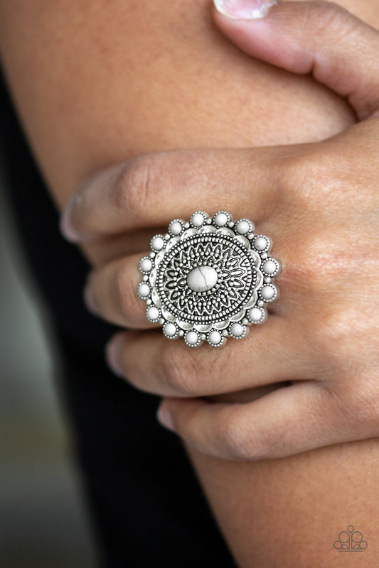 Mesa Mandala - Silver - Paparazzi - Davetta Jewels