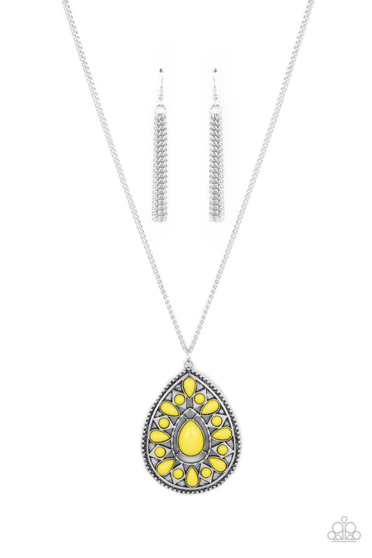 Retro Prairies - Yellow - Paparazzi - Davetta Jewels