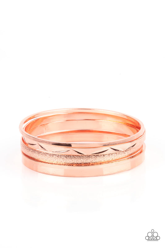 Stackable Style - Copper - Paparazzi - Davetta Jewels