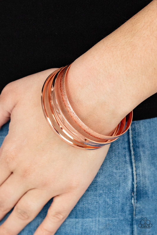 Stackable Style - Copper - Paparazzi - Davetta Jewels