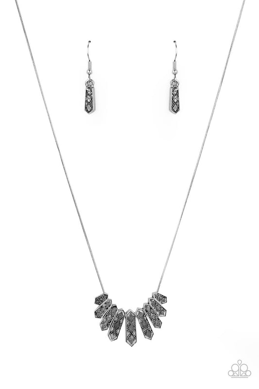 Monumental March - Silver - Paparazzi - Davetta Jewels