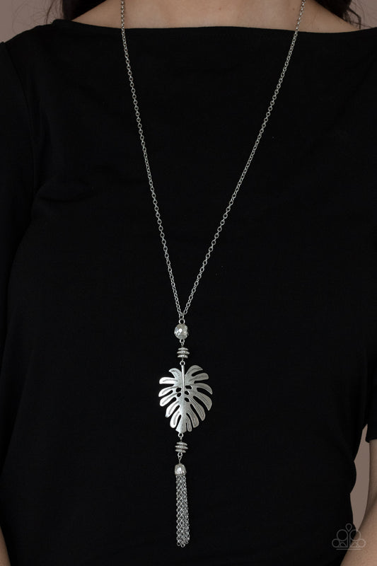 Palm Promenade - Silver - Paparazzi - Davetta Jewels