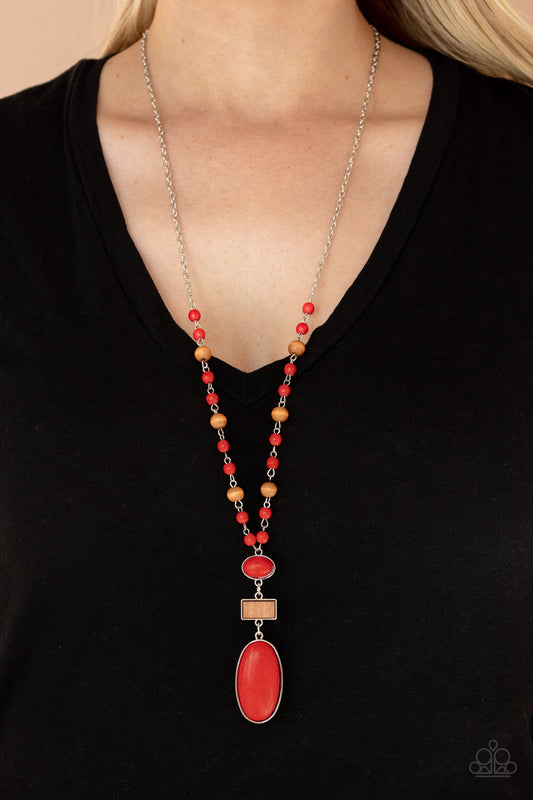 Naturally Essential - Red - Paparazzi - Davetta Jewels