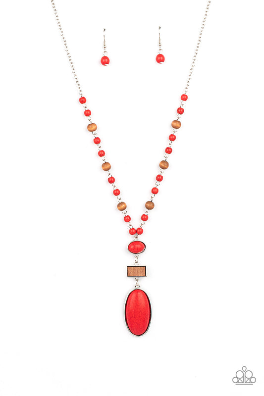 Naturally Essential - Red - Paparazzi - Davetta Jewels