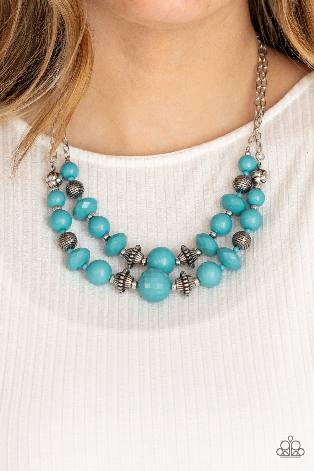 Upscale Chic - Blue - Paparazzi - Davetta Jewels