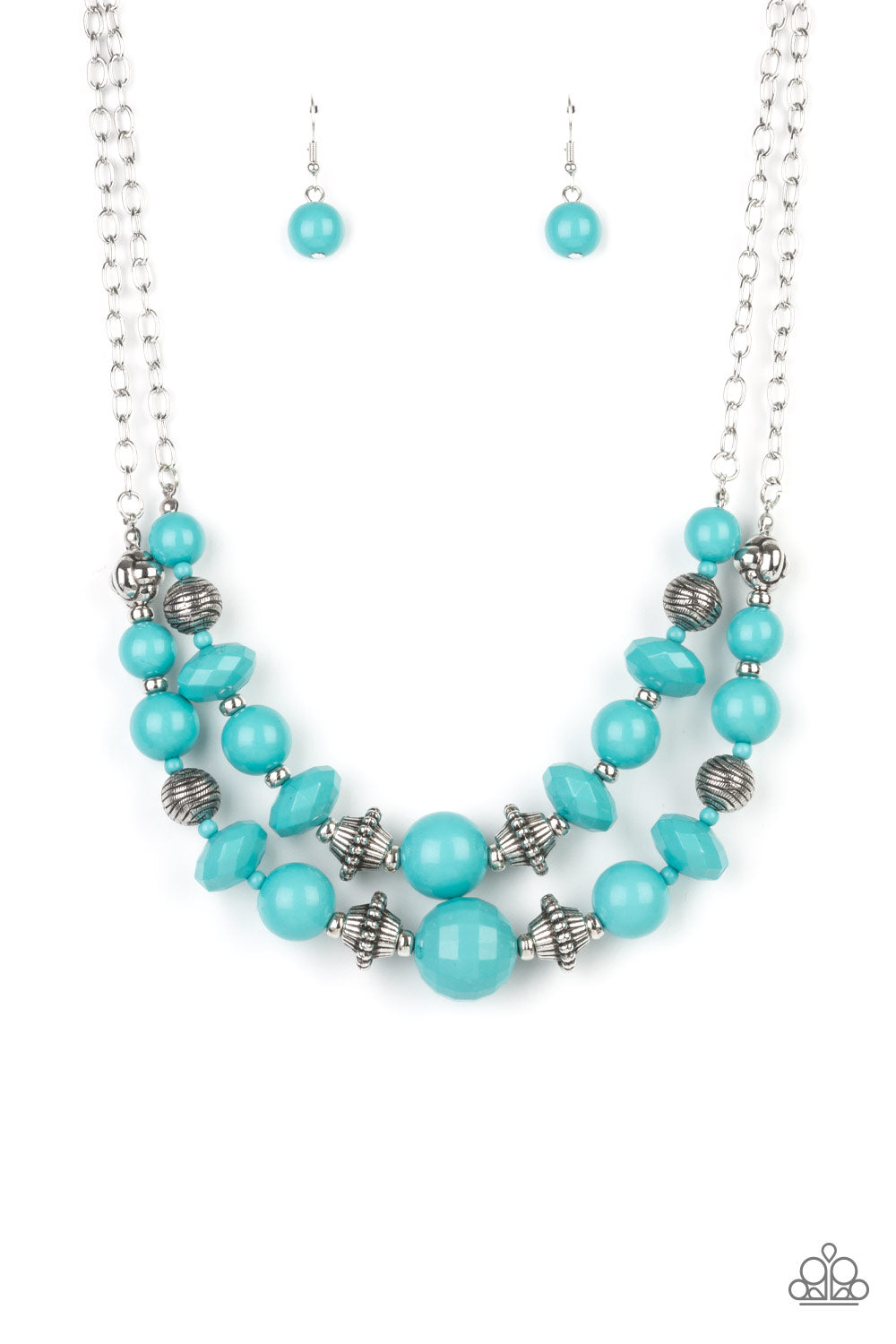 Upscale Chic - Blue - Paparazzi - Davetta Jewels