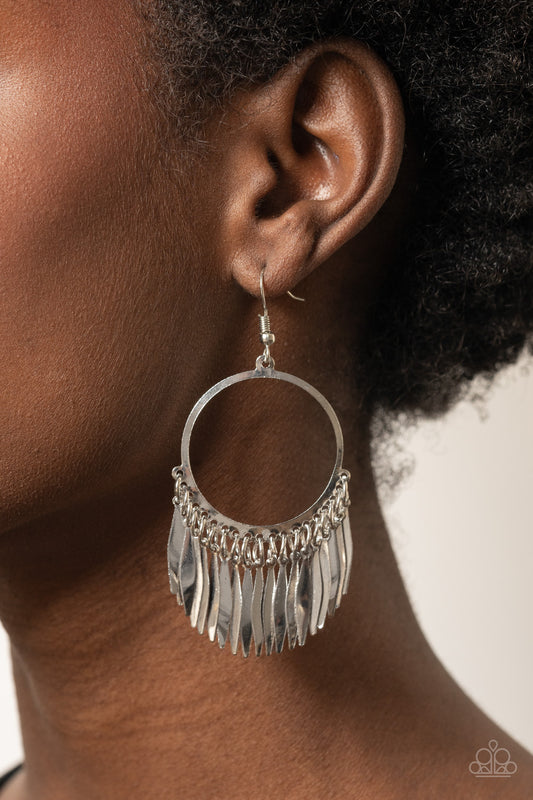 Radiant Chimes - Silver - Paparazzi - Davetta Jewels