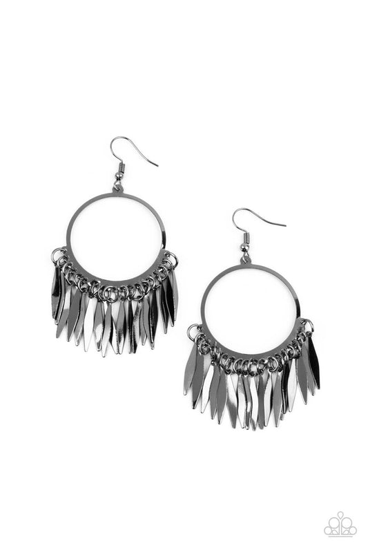 Radiant Chimes - Black - Paparazzi - Davetta Jewels