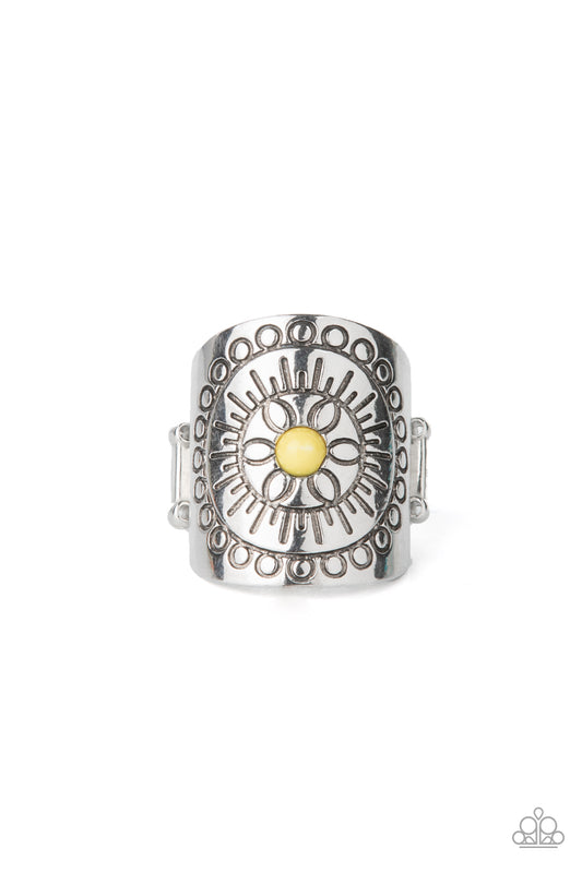 Radiating Whimsy - Yellow - Paparazzi - Davetta Jewels