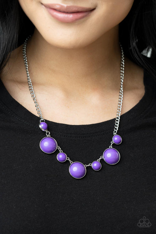 Prismatically POP-tastic - Purple - Paparazzi - Davetta Jewels