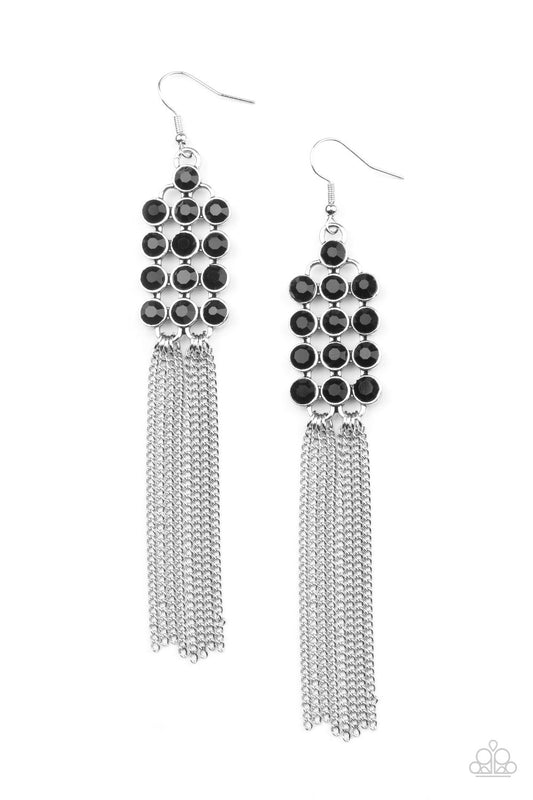 Tasteful Tassel - Black - Paparazzi - Davetta Jewels