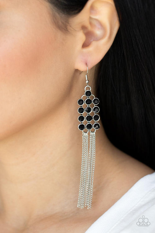 Tasteful Tassel - Black - Paparazzi - Davetta Jewels