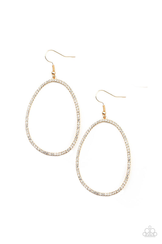 OVAL-ruled! - Gold - Paparazzi - Davetta Jewels