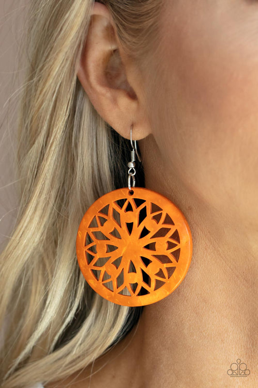 Ocean Canopy - Orange - Paparazzi - Davetta Jewels