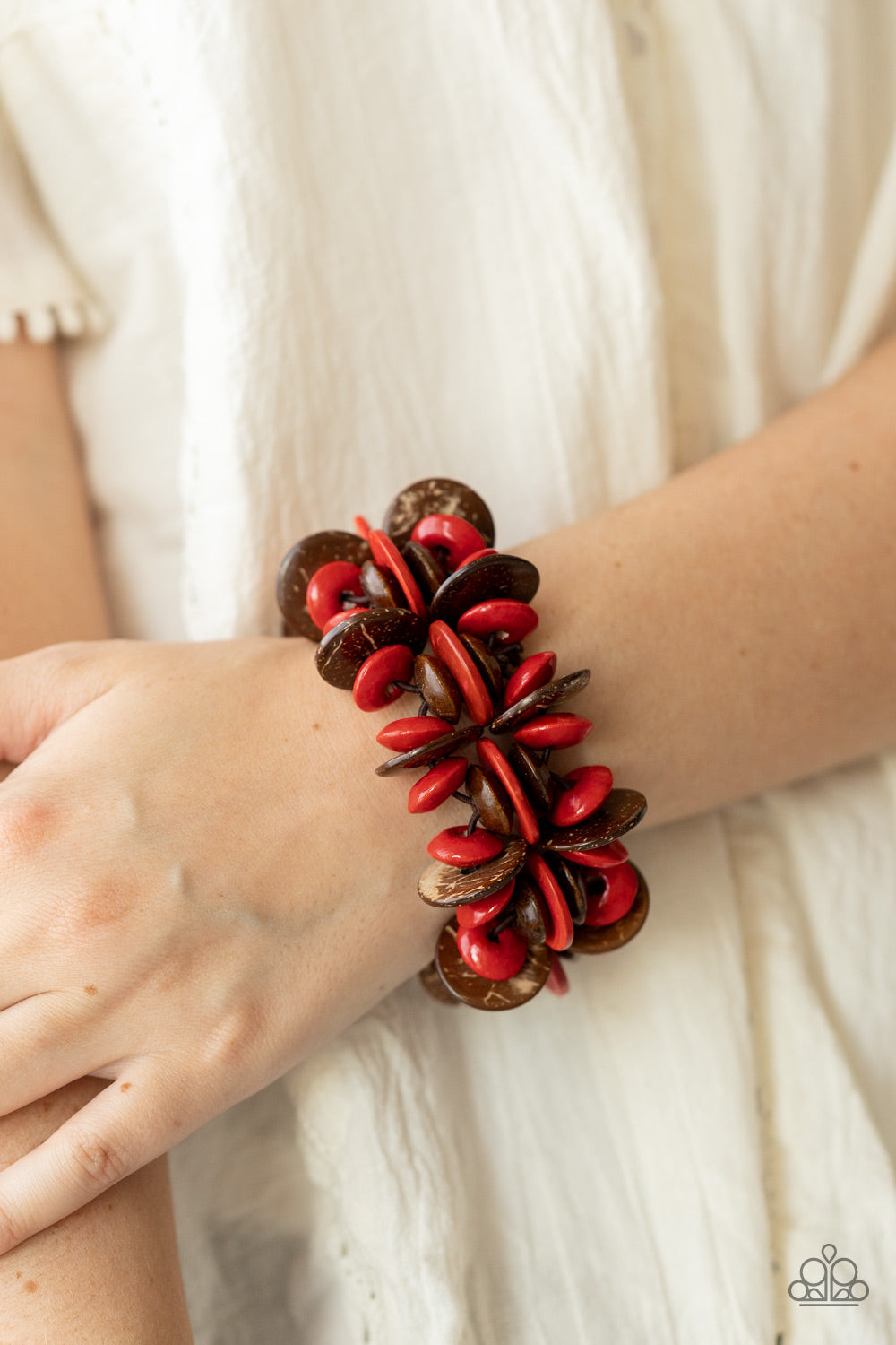 Caribbean Canopy - Red - Paparazzi - Davetta Jewels