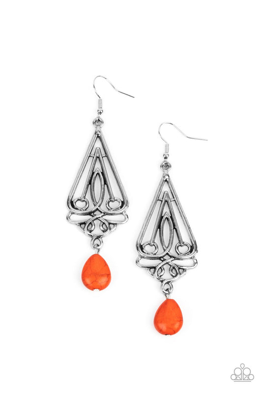 Transcendent Trendsetter - Orange - Paparazzi - Davetta Jewels