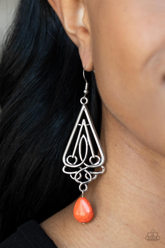 Transcendent Trendsetter - Orange - Paparazzi - Davetta Jewels