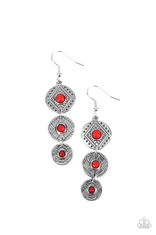 Totem Temptress - Red - Paparazzi - Davetta Jewels