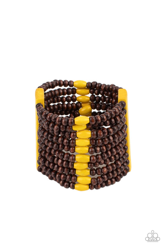 Tropical Trendsetter - Yellow - Paparazzi - Davetta Jewels