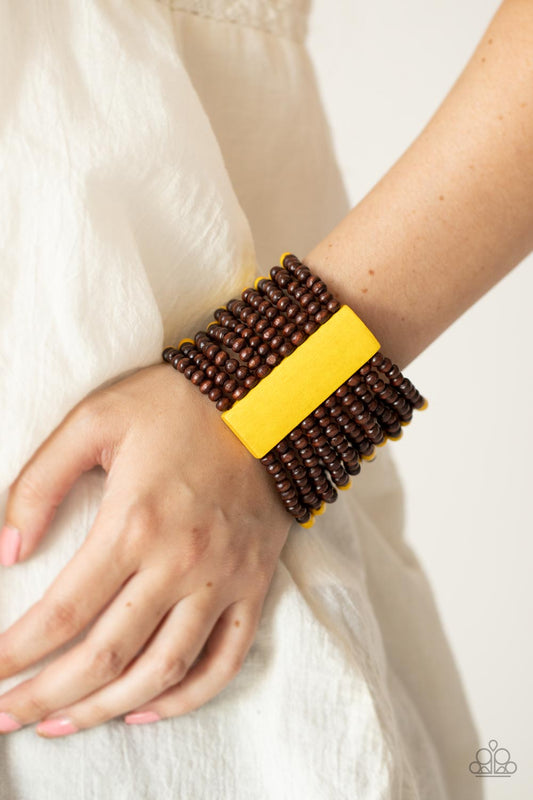 Tropical Trendsetter - Yellow - Paparazzi - Davetta Jewels