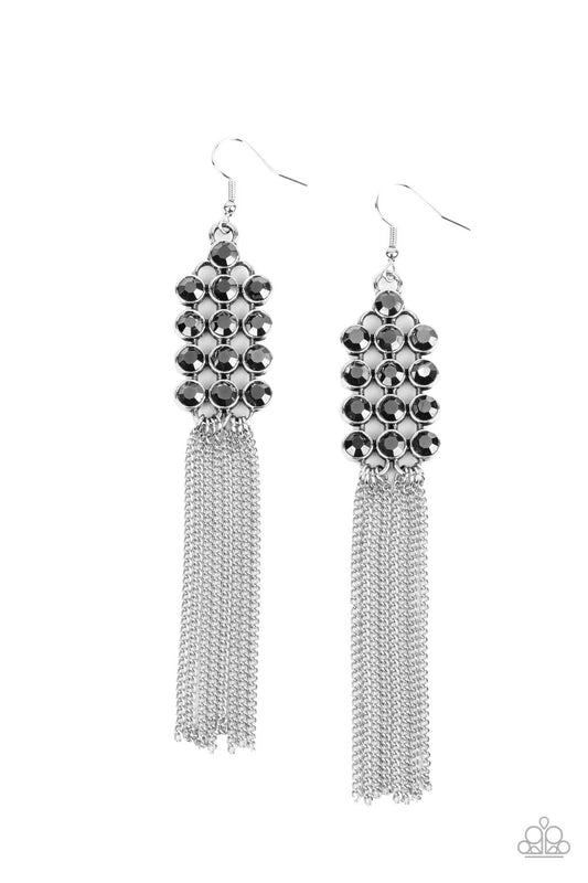 Tasteful Tassel - Silver - Paparazzi - Davetta Jewels