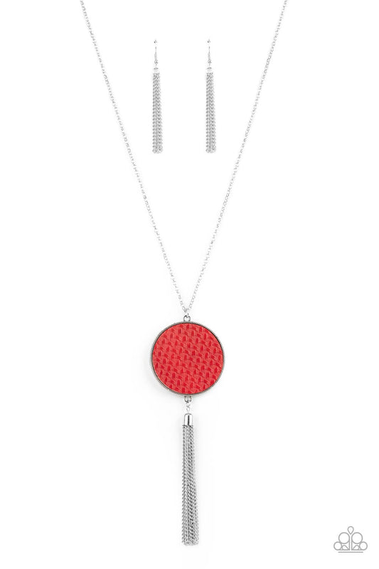 Wondrously Woven - Red - Paparazzi - Davetta Jewels