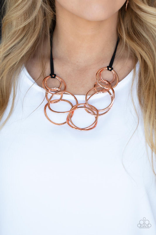 Spiraling Out of COUTURE - Copper - Paparazzi - Davetta Jewels