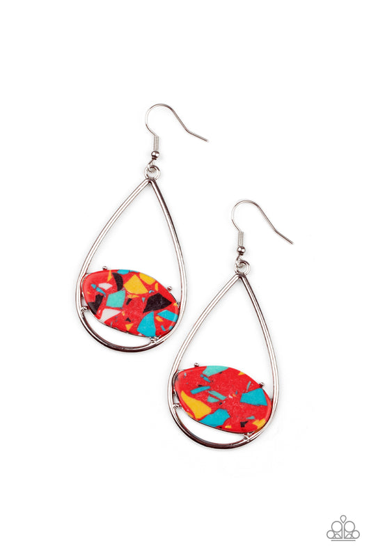 Tropical Terrazzo - Red - Paparazzi - Davetta Jewels