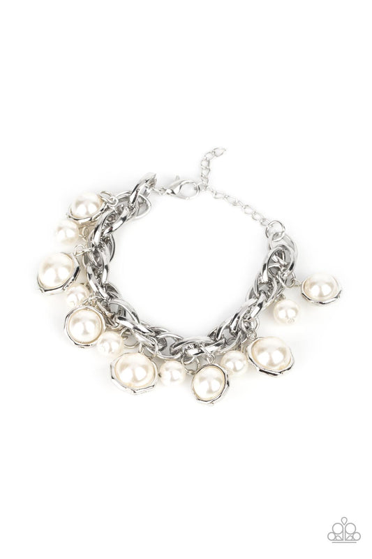 Orbiting Opulence - White - Paparazzi - Davetta Jewels