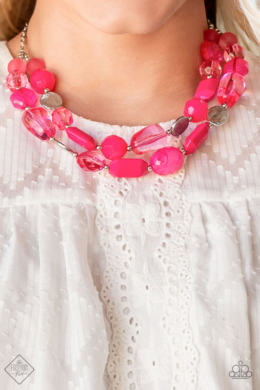 Oceanic Opulence - Pink - Paparazzi - Davetta Jewels