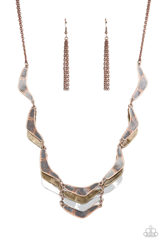 Mixed Metal Mecca - Copper - Paparazzi - Davetta Jewels