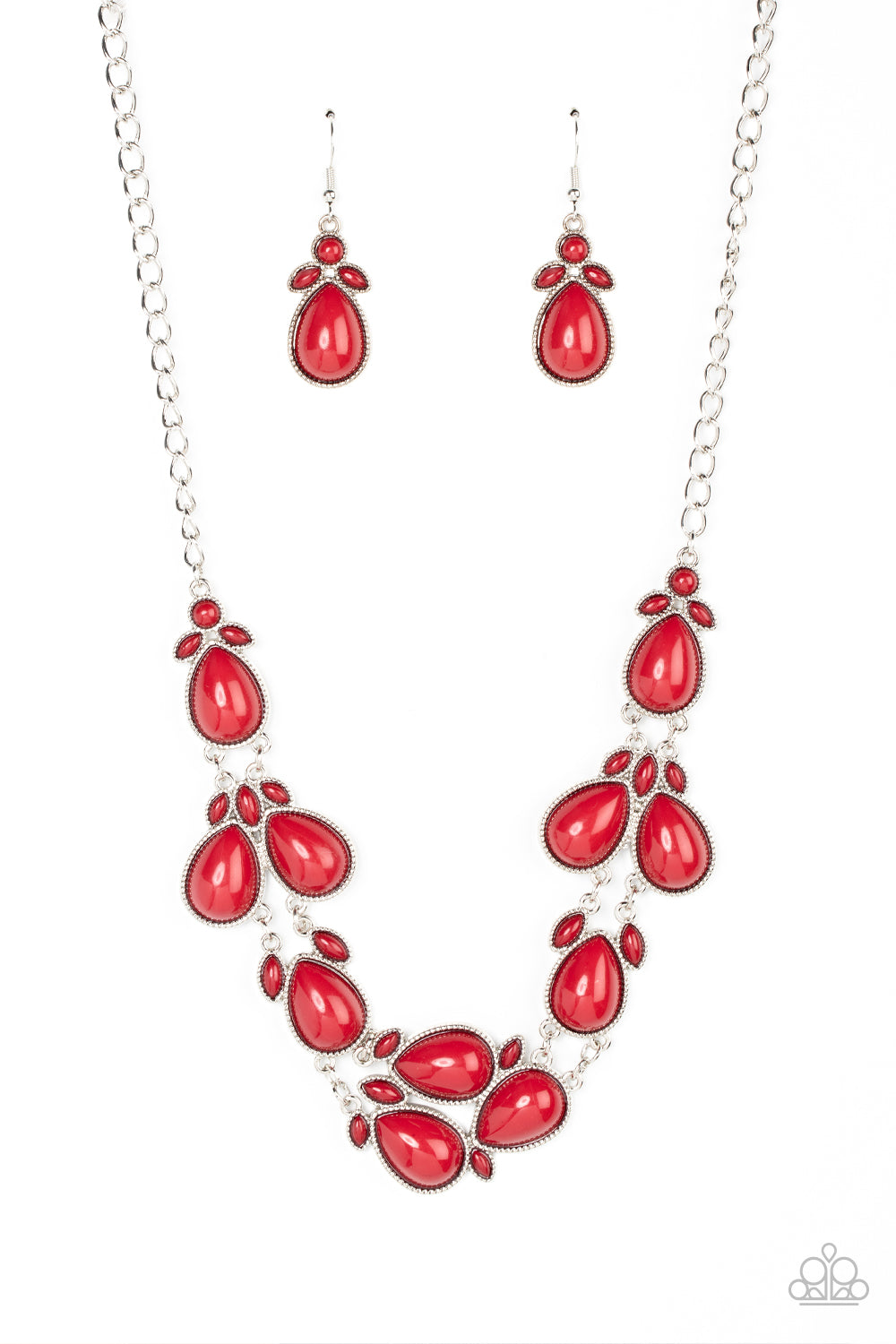 Botanical Banquet - Red - Paparazzi - Davetta Jewels