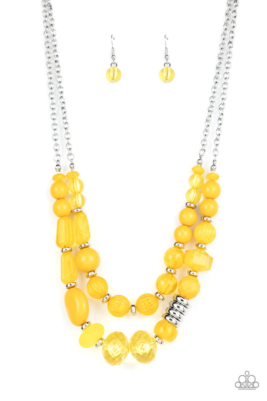 Pina Colada Paradise - Yellow - Paparazzi - Davetta Jewels