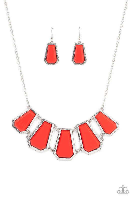 Stellar Heiress - Red - Paparazzi - Davetta Jewels