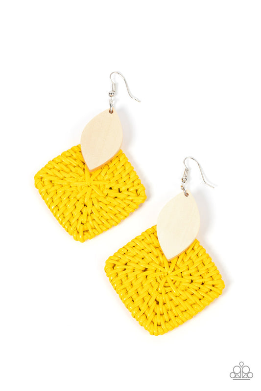 Sabbatical WEAVE - Yellow - Paparazzi - Davetta Jewels