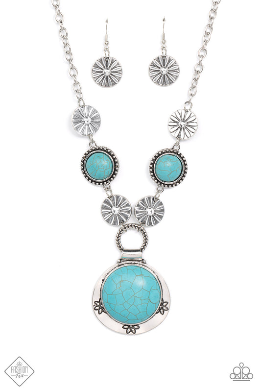 Saguaro Garden - Blue - Paparazzi - Davetta Jewels