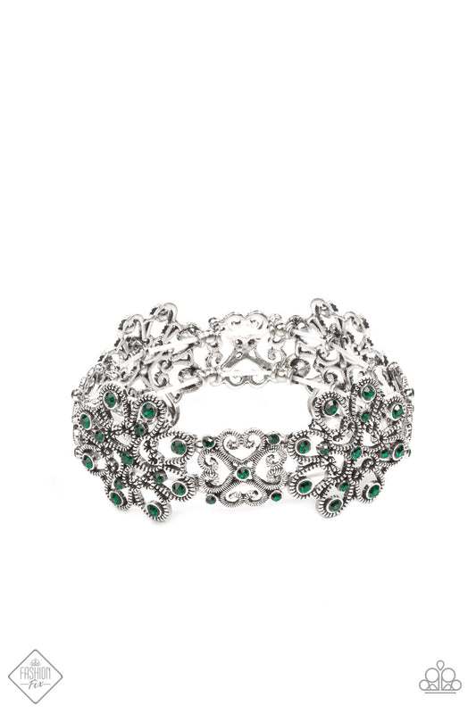 Regal Recognition - Green - Paparazzi - Davetta Jewels