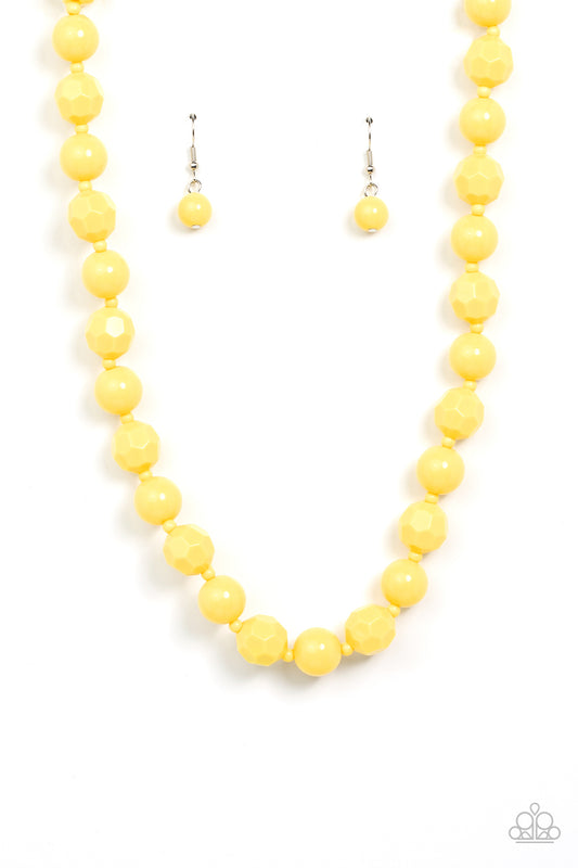 Popping Promenade - Yellow - Paparazzi - Davetta Jewels