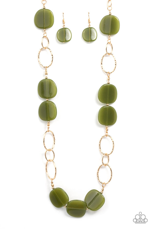 Posh Promenade - Green - Paparazzi - Davetta Jewels