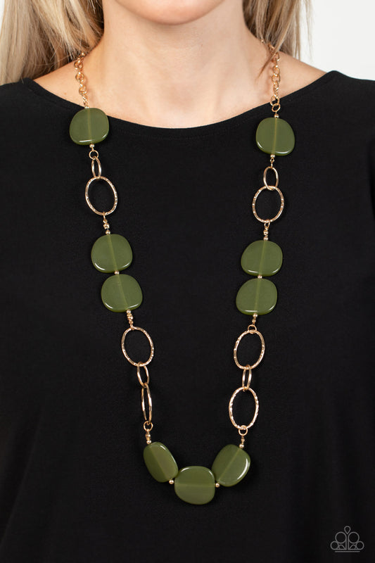 Posh Promenade - Green - Paparazzi - Davetta Jewels