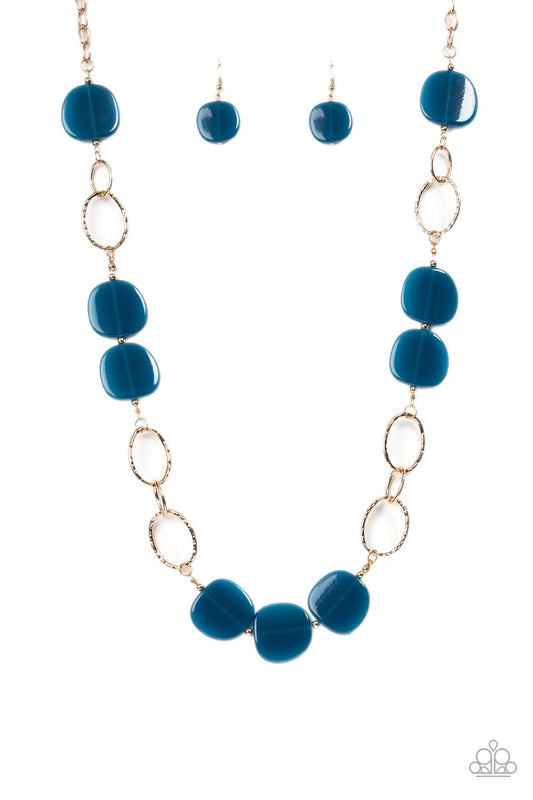 Posh Promenade - Blue - Blue - Paparazzi - Davetta Jewels