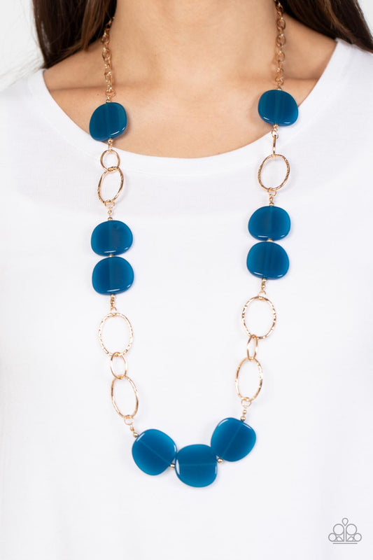 Posh Promenade - Blue - Blue - Paparazzi - Davetta Jewels