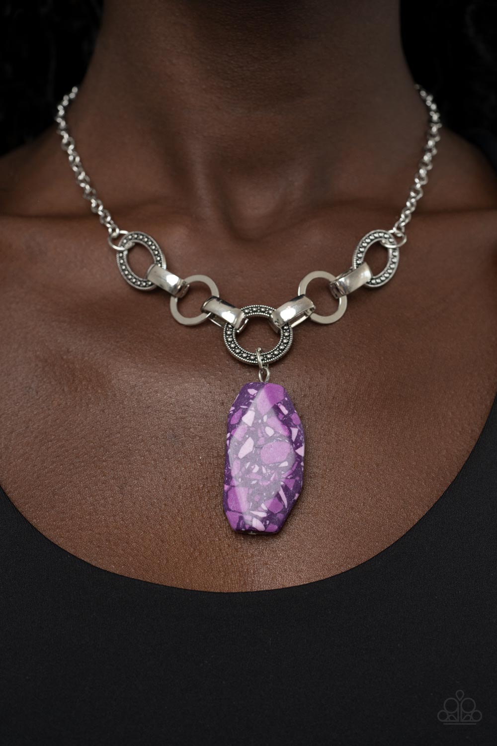 Mystical Mineral - Purple - Paparazzi - Davetta Jewels