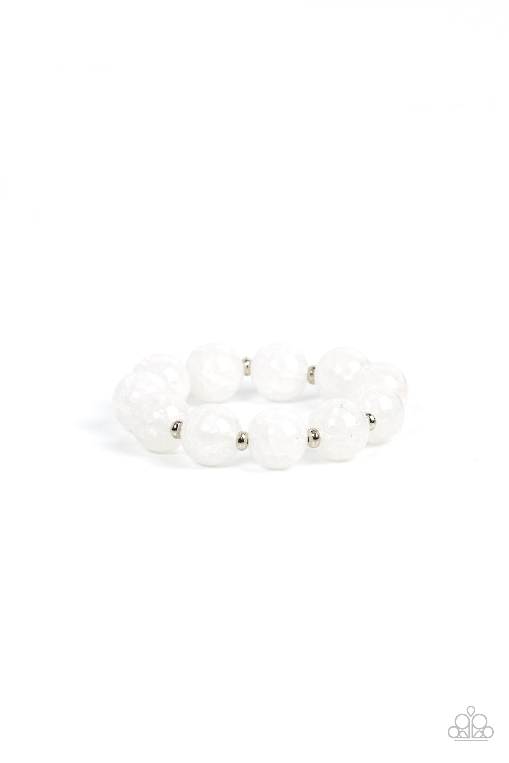 Arctic Affluence - White - Paparazzi - Davetta Jewels