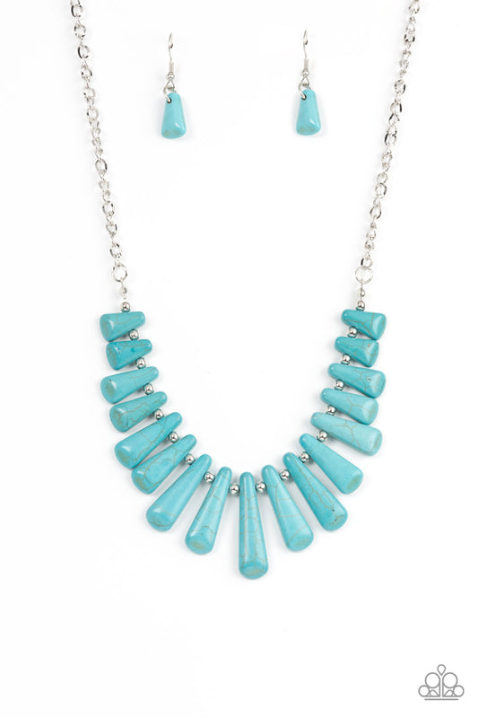 Mojave Empress - Blue - Paparazzi - Davetta Jewels