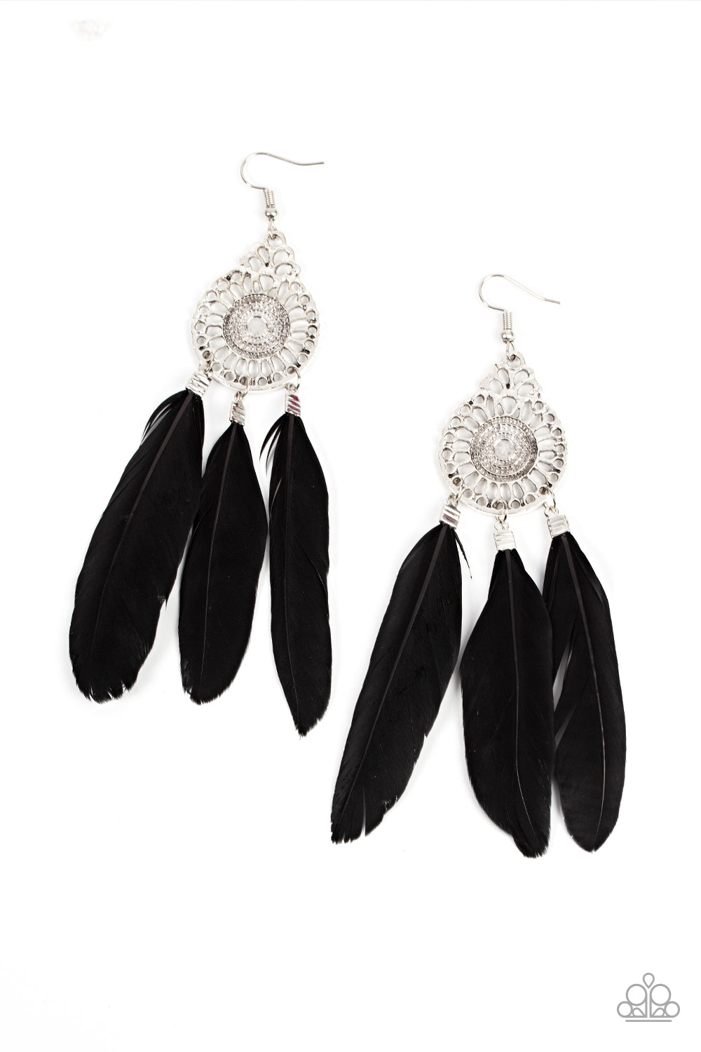 Pretty in PLUMES - Black - Paparazzi - Davetta Jewels